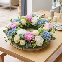 Product Floral foam wreath, wooden board, wet floral foam, 38cm, 2 pieces