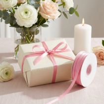 Product Gift ribbon pink satin ribbon decorative ribbon 6mm × 50m