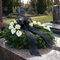 Product Chiffon ribbon organza ribbon organza black 25mm 20m