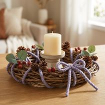 Product Flausch Mirabell Felt Cord Violet 25m