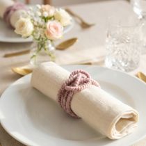 Product Wool cord with pink and gold thread, 5m x 5mm with wire, for decoration and crafting