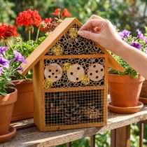 Product Balcony decoration insect hotel insect house solar orange 23x24cm