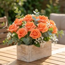 Product Foam Rose Ø4.5cm Orange 36 pcs