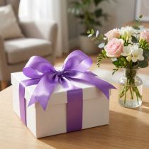 Product Gift ribbon violet 30mm 100m