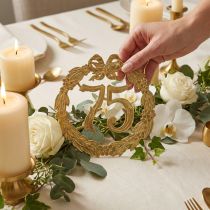 Product Anniversary number 75 in gold
