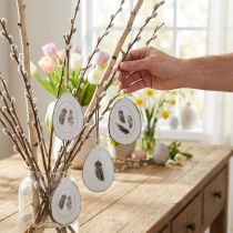 Product Easter eggs for hanging decoration eggs hanging decoration metal 5×7cm 8 pcs
