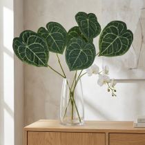 Product Artificial Anthurium Leaves Fake Plant Green 96cm