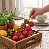Product Decorative tomatoes vine tomatoes on a vine Ø3.5cm