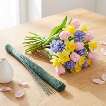 Product Plug-in wire green craft wire florist wire Ø0.4mm 40cm 1kg