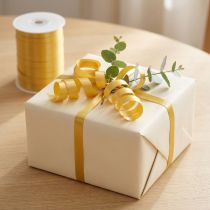 Product Curling ribbon, ring ribbon, gold, 10mm, 250m