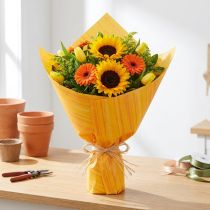 Product Cuff paper flower paper yellow orange 37.5cm 100m