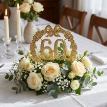 Product Anniversary number 60 in gold
