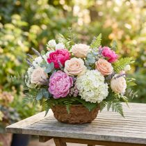 Product Bowl flower arrangement wet floral foam H6cm Ø14cm 4 pcs