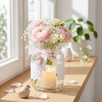 Product Glass jar with lid and tip Ø10cm H17cm