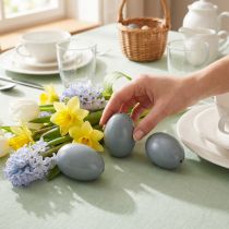 Product Goose Eggs Gray Blown Eggs Easter Decoration Pack of 10