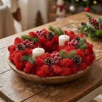 Product Deco moss red reindeer moss for handicrafts 400g