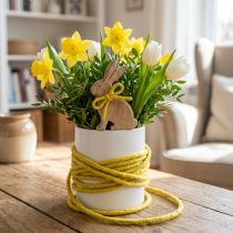 Product Felt cord sheep's wool jute wire yellow L20m