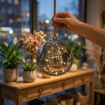 Product LED ball inside Ø20cm tinted 40L warm white timer