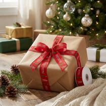 Product Gift ribbon, Christmas ribbon, Christmas ribbon Merry Christmas 25mm 18m