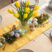 Product Felt ribbon wool ribbon decorative fabric yellow feathers wool felt 15cm 5m