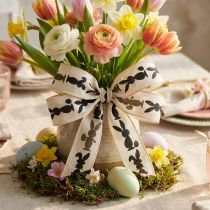 Product Gift ribbon Easter ribbon with wire 25mm 18m