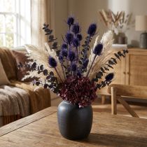 Product Wild Teasel Dried Flowers Teasel Thistles Violet 55cm 10 Heads