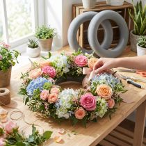 Product Floral foam wreath ring H3.5cm Ø25cm 6 pcs