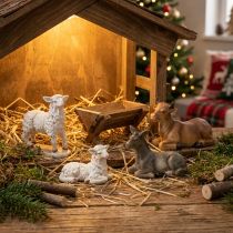 Product Nativity Figures Animals for Christmas Nativity Set 6-11cm 4 pcs