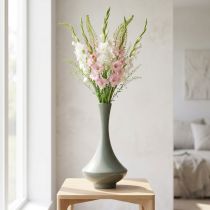Product Vase with elegant curved shape, decorative for modern interiors, 33cm