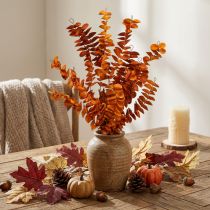 Product Artificial plants autumn decoration artificial branch leaves orange 46cm