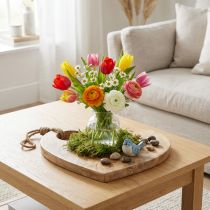Product Wooden heart wall decoration heart heart plate decoration tray 39cm