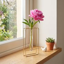Product Test tube holder metal, test tube stand, test tube decoration 17.5cm