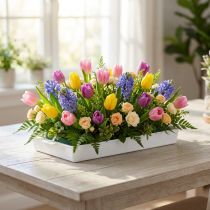 Product OASIS® White Sandwich Tray for Floristry &amp; Decoration 23x11x2.5cm 25-Piece Set