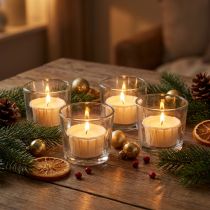 Product Tealight in paper sleeve for festive occasions and atmospheric moments Light One 4cm 50pcs