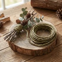 Product Wire Rustic Green Jewelry Wire Craft Wire Rustic 3-5mm 3m