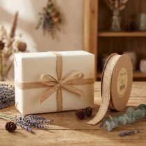 Product Gift Ribbon Paper Braided Natural Paper Ribbon 20mm 10m