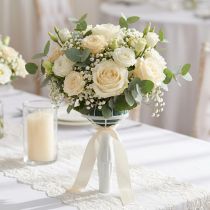 Product Bridal bouquet holder floral foam wedding Ø8cm 18cm 6 pcs