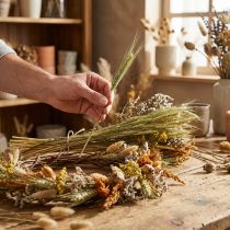 Product Dried Flower DIY Set Natural Decoration for Dried Bouquets and Wreaths 60cm – Long-lasting Country House Decoration