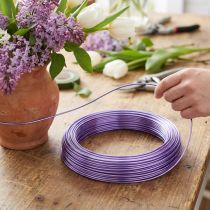 Product Aluminum wire 2mm 100g lavender