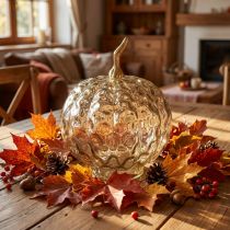 Product Pumpkin decoration glass glass pumpkin table decoration autumn Ø14cm H19cm