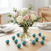 Product Decorative Beads Ø2cm Turquoise 12 pcs