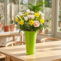 Product Vase “Fizzy” Ø16cm H27cm apple green 1 pc