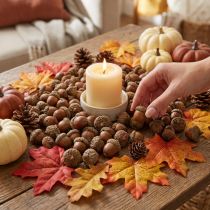 Product Acorns for decoration, autumn decoration, natural autumn fruits Ø1.5 – 2.5cm L1.5 – 3cm 300g