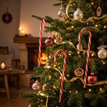 Product Artificial Candy Cane Christmas Decoration Set, 60cm, Red-White, 3 Pieces