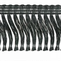 Product Fringe Ribbon, Cordonet Trim, Leonean Fringes Black W4cm L25m