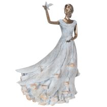 Product Figurine Woman Butterfly Artfully designed decorative sculpture for timeless design 41cm