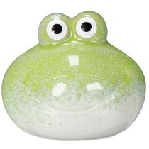 Product Decorative ceramic frog figurine for living room and desk decor, 10cm, 2 pieces