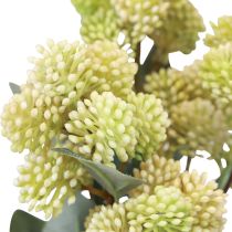 Fat Hen Green Sedum Stonecrop Artificial Flowers 41cm 3pcs