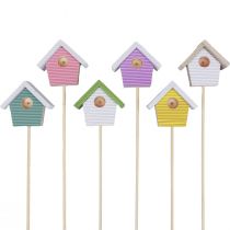 Product Spring decoration flower plug decorative birdhouse 6.5cm 6pcs