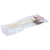 Product Spring Decoration Flower Plug Wooden Bird Decoration 7×10cm 12 pcs